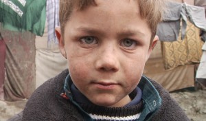 Refugee boy
